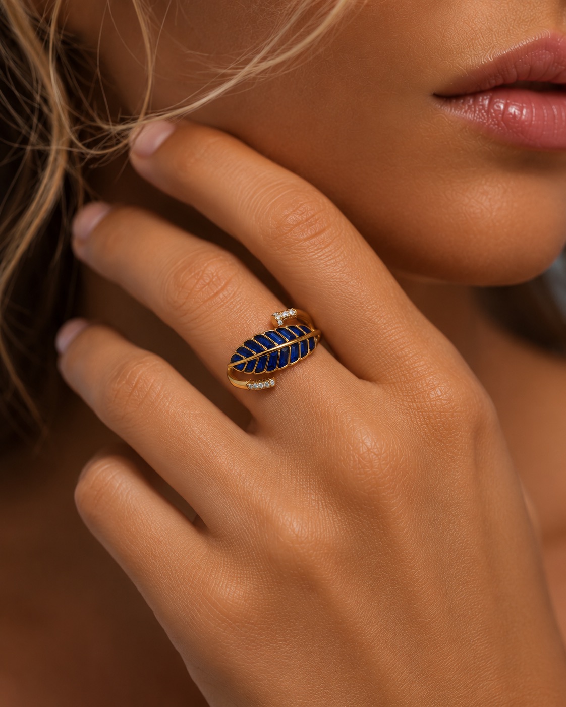 Anello Plume Sapphire