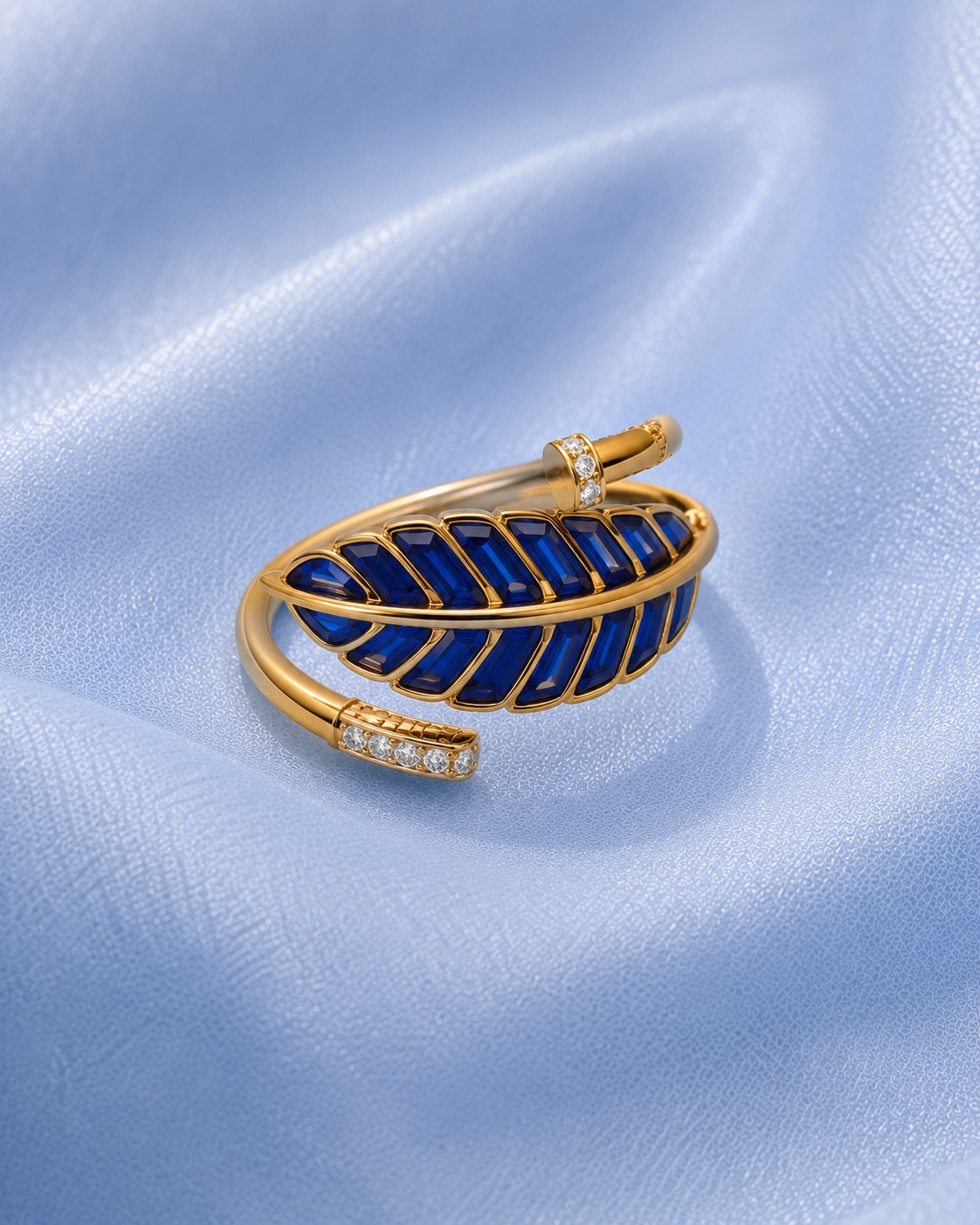 Anello Plume Sapphire